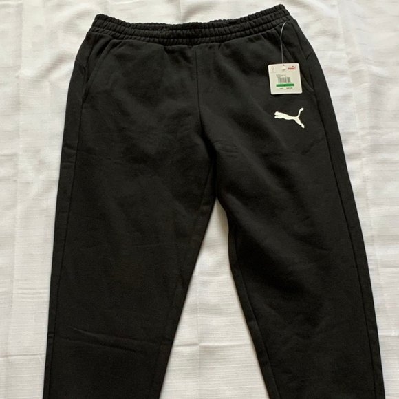 Puma Other - NWT BLACK MEN'S PUMA SWEAT PANTS WITH WHITE LOGO